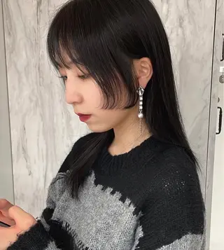 セミロング レビジュヘア 京都/桂のヘアスタイル