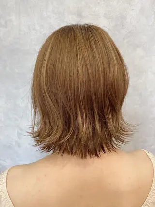 ミディアム カラー 五月女 隼人のヘアスタイル