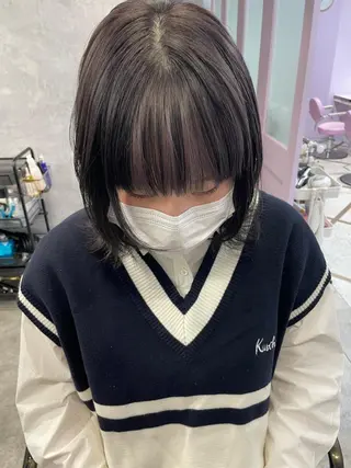 ミディアム Cielro【 シェイロ 】所属・Cielro/ダブル カラー/西田咲希のヘアスタイル