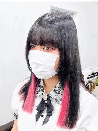 ロング カラー LuciA/エクステ カラーのヘアスタイル