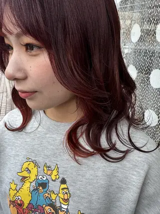 ミディアム 古澤 あかねのヘアスタイル