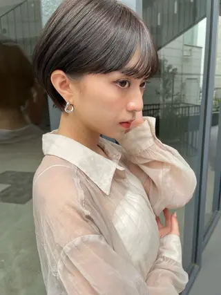 ショート パーマ ROBBY所属・松井美樹/似合わせ ガーリー・韓国のヘアスタイル