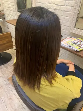 セミロング SHANTi 飯塚 ヘアセット/髪質改善のヘアスタイル