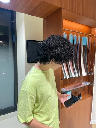 カラー メンズ Ace栄所属・メンズ専門/ メンズパーマ/ゆうとのヘアスタイル