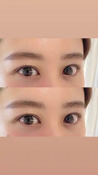 ロング カラー パーマ ヘアアレンジ メンズ キッズ ネイル マツエク・マツパ アイブロウ 𝑹 eyelashのマツエク・マツパデザイン