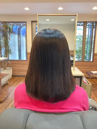 ミディアム Annon プライベートサロンのヘアスタイル