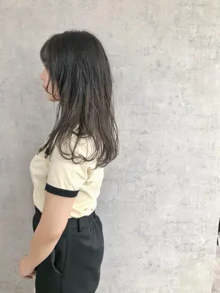 ロング カラー パーマ ヘアアレンジ メンズ キッズ ネイル マツエク・マツパ eir心斎橋店所属・エビスザキレン／メン ズ／心斎橋🌳のヘアスタイル