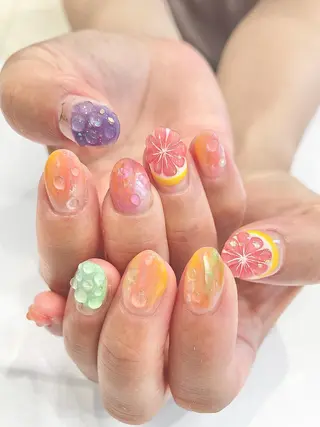 ネイル Ash関内ネイリスト 荒木のネイルデザイン