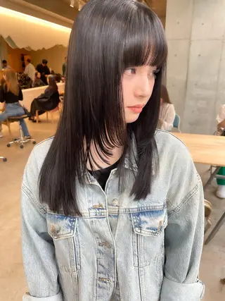 ミディアム カラー ヘアアレンジ ミニボブ/ブリーチ 🌈MISATOのヘアスタイル