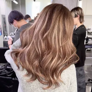 ロング カラー Nao/ 大宮/外国人風カラーのヘアスタイル