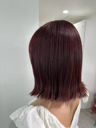 ミディアム カラー 愛結 暖色カラー🎀🩰のヘアスタイル