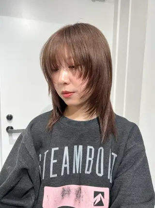 ミディアム カラー HARU//原宿🤍 リピート率NO.1のヘアスタイル