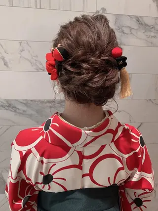 ロング ヘアアレンジ 🦖鶴岡香純🦖 育休中のヘアスタイル