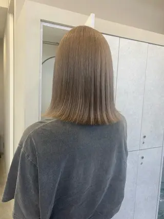 ミディアム カラー 🎀レイヤーカット 韓国ヘア🎀maiのヘアスタイル