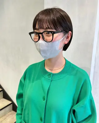 ショート ミゾブチ ユリカのヘアスタイル
