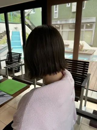 ショート カラー AIRFLOW所属・韓国ヘア ユイカのヘアスタイル