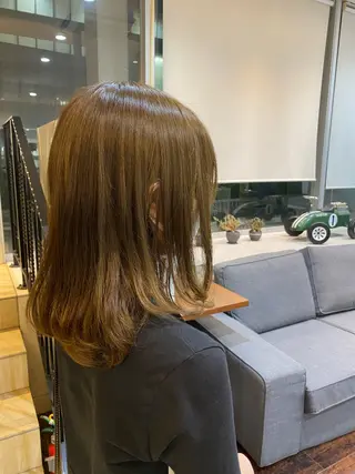 セミロング レイヤー支持no.1 ☆笠原翔一のヘアスタイル