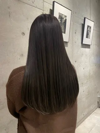 ロング カラー CRESCENDO 山本樹カットカラーのヘアスタイル