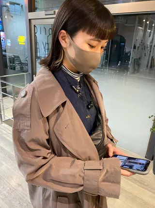 ショート W所属・小林 朋花のヘアスタイル