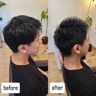 メンズ シ マのヘアスタイル