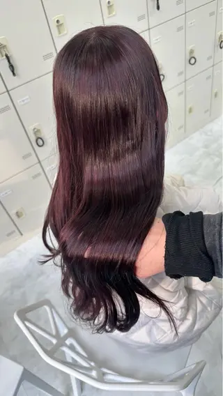 ロング カラー mina/暖色カラー 🥀韓国風カット🥀のヘアスタイル