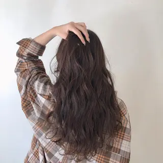 ロング カラー h a k u 大倉 卓人のヘアスタイル