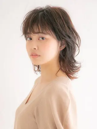 ミディアム カラー パーマ MAX BEAUTY　GINZA所属・髪質改善🌸美髪矯正 /癖毛🌸山田 隆介のヘアスタイル