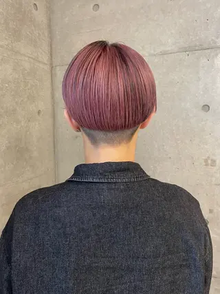 ショート カラー レイヤーカットとハイ トーン/HIROKIのヘアスタイル