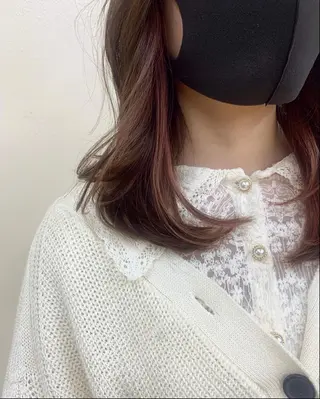 ミディアム サロウィン新宿三丁目East所属・💕冬モテ×上品色気 モテヘア💕山田航介のヘアスタイル