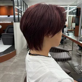 ショート カラー メンズ 🍒暖色カラー🍒 渋谷/YUUのヘアスタイル