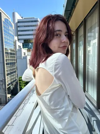 ショート カラー ショート/ボブ/ 心斎橋/宮脇美奈のヘアスタイル