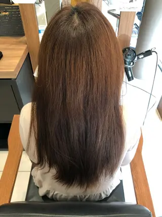 ロング パーマ ディレクター ノナカのヘアスタイル