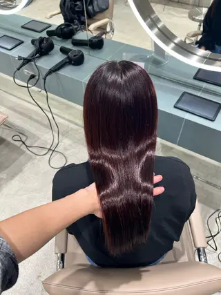 ミディアム カラー ✨髪質改善 縮毛矯正 艶髪 立川 コウキ✨のヘアスタイル