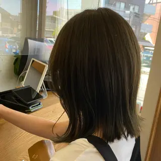 ミディアム 後藤 千絵のヘアスタイル