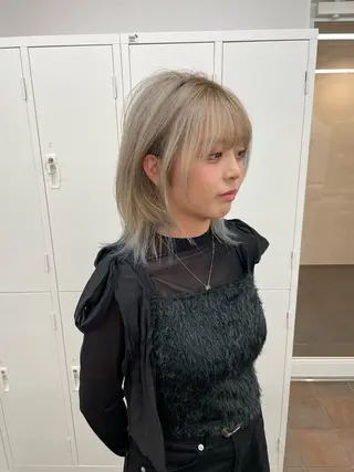 ミディアム ショート/ボブ/ パーマ/井上のヘアスタイル