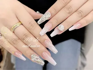 ロング Nail Salon To Be珈月のネイルデザイン