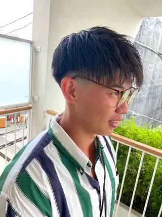 ショート メンズ メンズ特化/パーマ /フェード/洋輔のヘアスタイル