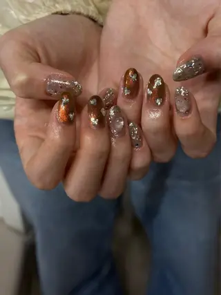 ネイル 𝐅𝐢𝐢【本町/ ネイル】Miho💜のネイルデザイン