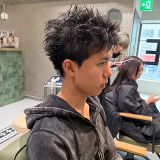 メンズ ハイトーン/パーマ/ メンズ / 櫻本🌐のヘアスタイル