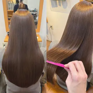 ロング パーマ 蒲田TSUJINO/ 縮毛矯正/髪質改善のヘアスタイル