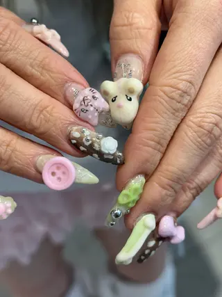 ネイル ハイトーン特化 pepe🎀のヘアスタイル