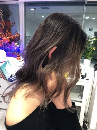 ミディアム カラー JILBLAN京都 ショート/ハイライトのヘアスタイル