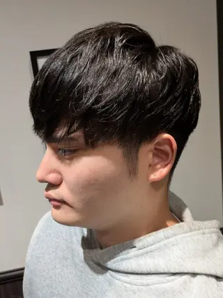 ミディアム メンズ 松井 俊樹のヘアスタイル
