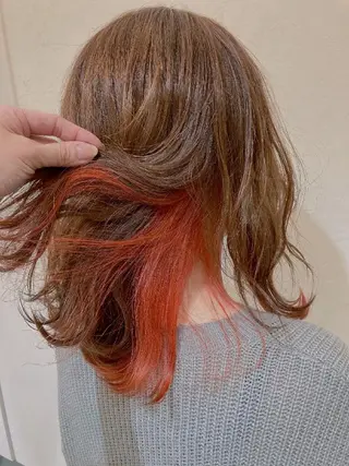 ミディアム カラー NISHIYAMA Rimのヘアスタイル