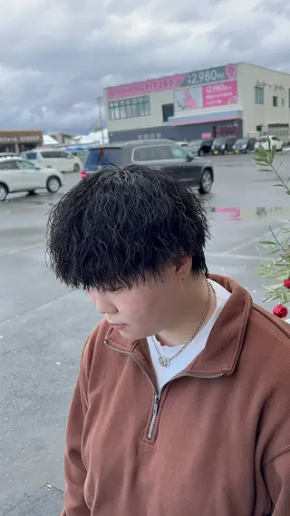 パーマ メンズ BLEACHi江俣店 齋藤仁夢のヘアスタイル