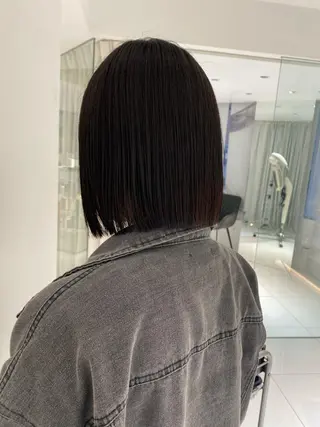 ミディアム ｱｵﾇﾏﾐﾕ☁️ /ボブ/ハイトーン/のヘアスタイル