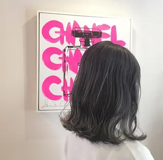 ミディアム カラー MIZUHO / ダブルカラー髪質改善のヘアスタイル