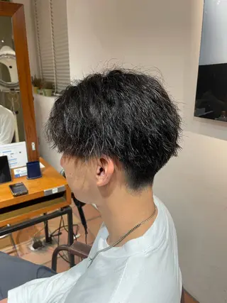 パーマ メンズ MOEKA🌺レディ ースカットモデルのヘアスタイル