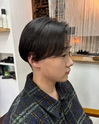 ミディアム メンズ homme, famille raugh【オム・ファミーユ・ラグ】所属・【メンズ特化】パーマ /マッシュ/たいちのヘアスタイル