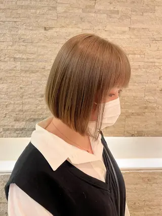 ショート カラー 韓国/インナーカラー 🍑YUI🍑のヘアスタイル